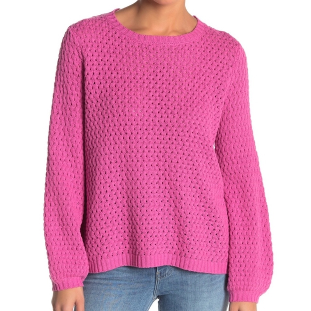 14th & Union Women's Popcorn Knit Sweater